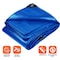 Tarpco Safety Heavy Duty Tarp, 40 ft L x 0.5 mm H x 20 ft W, 14 Mil, Blue, Polyethylene TS-105-20X40 - alternate 3